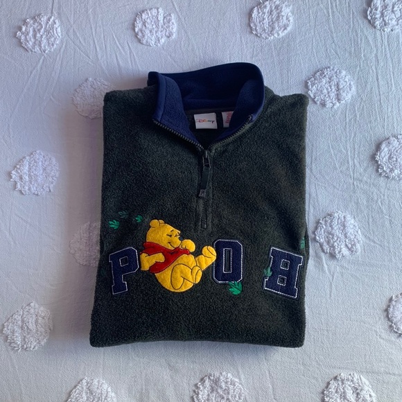 Disney Tops - Vtg 90’s Winnie the Pooh Fleece Pullover
